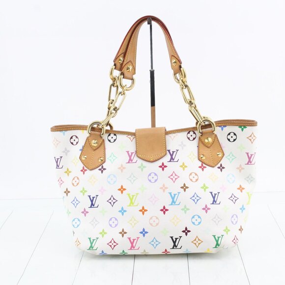 ＬＯＵＩＳ　ＶＵＩＴＴＯＮ Annie MM blanc multicolor Murakami - Picture 2 of 9